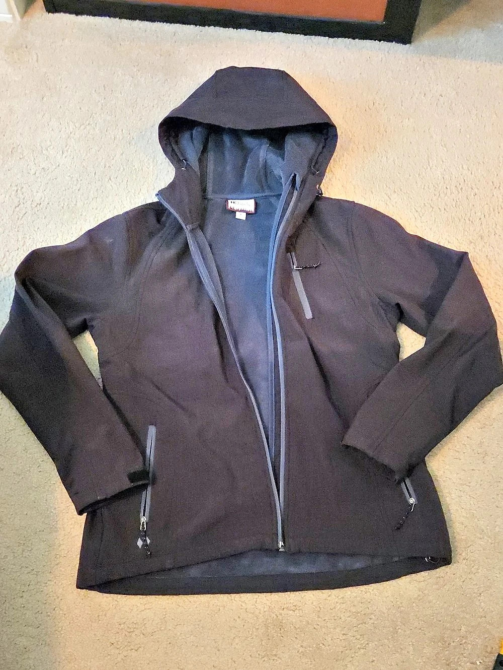 Black Hooded Jacket